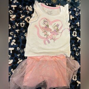 Girls Size XS (4) Pink Ballerina Set